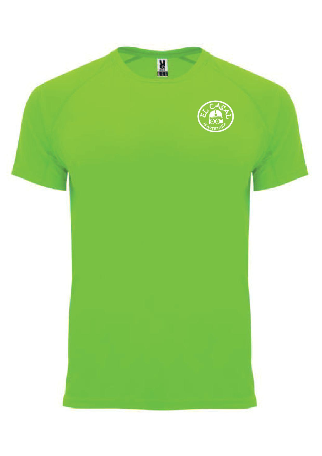 Camiseta Bahrain verde fluor
